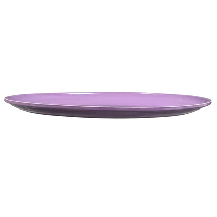 Khay Phục Vụ Tròn Thấp Cambro 1950551 49.5 cm, Sợi Thủy Tinh, Tím Grape