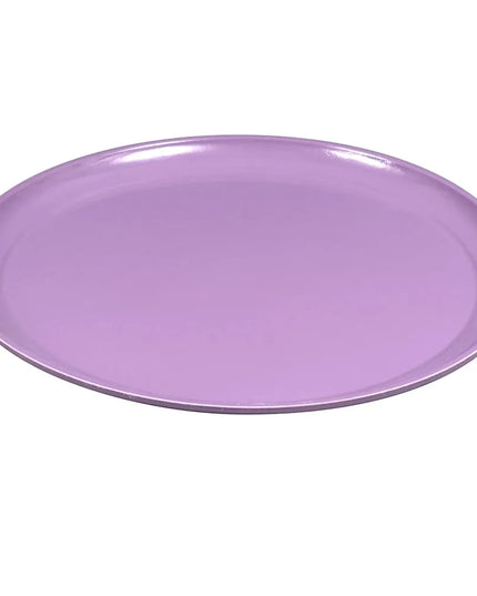 Khay Phục Vụ Tròn Thấp Cambro 1950551 49.5 cm, Sợi Thủy Tinh, Tím Grape