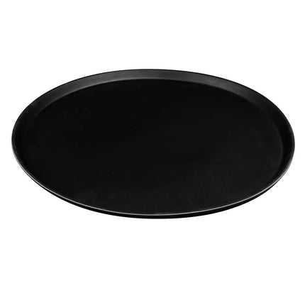 Khay Phục Vụ Tròn Thấp Cambro 1950CT110 49.4 cm - Camtread Sợi Thủy Tinh, Màu Đen Mờ