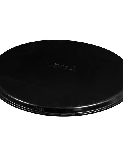 Khay Phục Vụ Tròn Thấp Cambro 1950CT110 49.4 cm - Camtread Sợi Thủy Tinh, Màu Đen Mờ