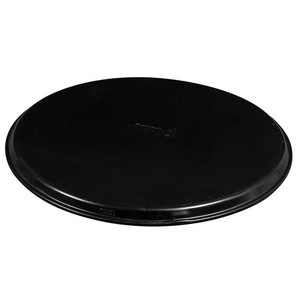 Khay Phục Vụ Tròn Thấp Cambro 1950CT110 49.4 cm - Camtread Sợi Thủy Tinh, Màu Đen Mờ