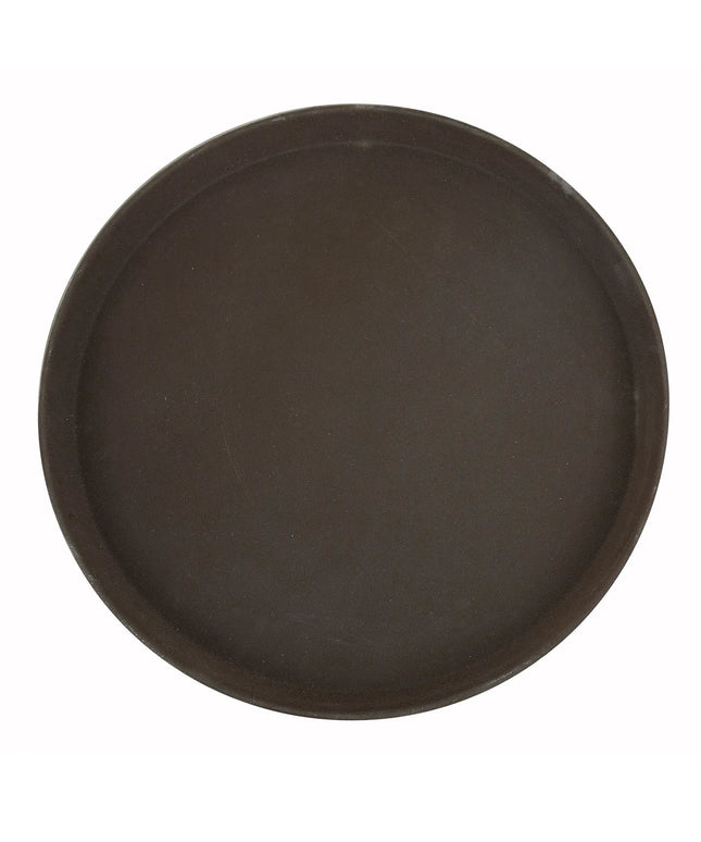 Khay Phục Vụ Tròn Winco TRH-11 27.9 cm - Nhựa, Màu Nâu