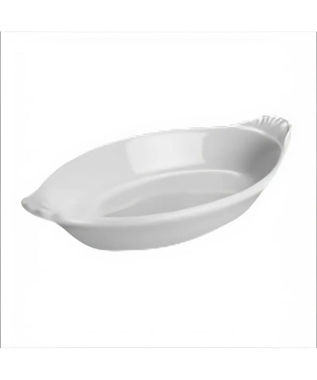 Khay Rarebit/Au Gratin Oval Hall China HL5200ABWA 177 ml Sứ Trắng Sáng