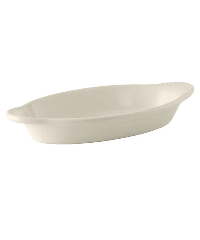 Khay Rarebit Oval Tuxton BEN-080 Gốm Trắng 240 ml