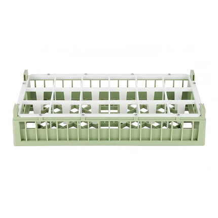 Khay Rửa Bát Vollrath 5281410 Nửa Khổ, 18 Ngăn, Thấp, Màu Xanh Lá