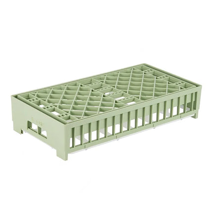 Khay Rửa Bát Vollrath 5281410 Nửa Khổ, 18 Ngăn, Thấp, Màu Xanh Lá