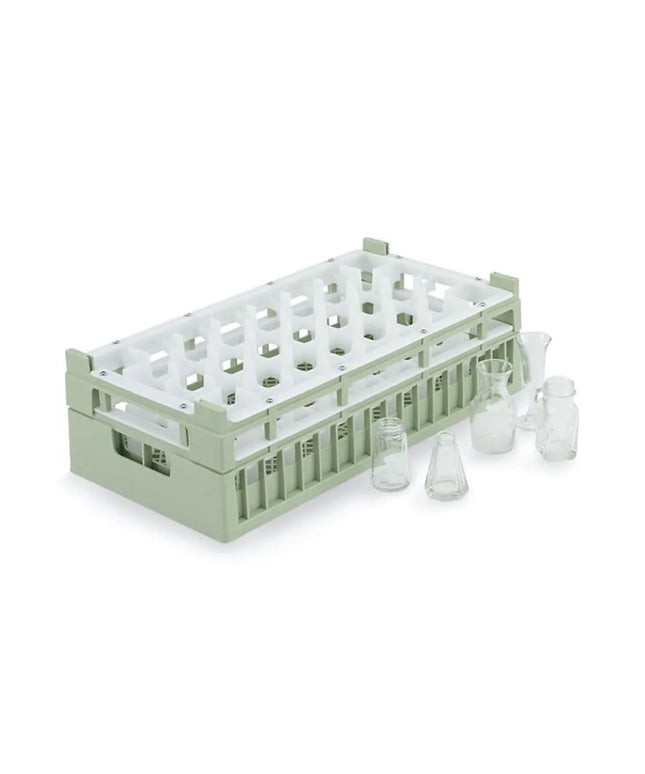 Khay Rửa Bát Vollrath 52828 Nửa Khổ, 32 Ngăn, Cao, Màu Xanh Lá