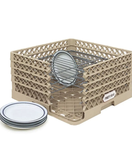 Khay Rửa Bát Vollrath PM1412-6 14 Đĩa, 6 Thanh Nối, Be