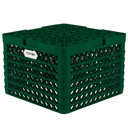Khay Rửa Bát Vollrath PM1412-6 14 Đĩa, 6 Thanh Nối, Xanh Lá