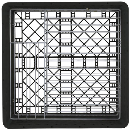Khay Rửa Bát Vollrath PM1912-6 19 Đĩa, 6 Thanh Nối, Đen