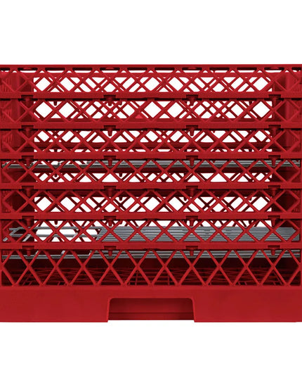 Khay Rửa Bát Vollrath PM1912-6 19 Đĩa, 6 Thanh Nối, Đỏ