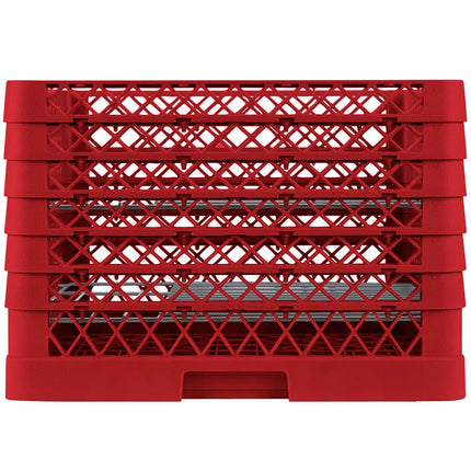 Khay Rửa Bát Vollrath PM1912-6 19 Đĩa, 6 Thanh Nối, Đỏ