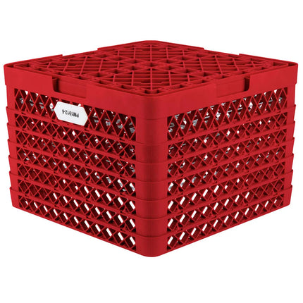 Khay Rửa Bát Vollrath PM1912-6 19 Đĩa, 6 Thanh Nối, Đỏ
