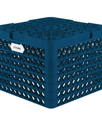 Khay Rửa Bát Vollrath PM1912-6 19 Đĩa, 6 Thanh Nối, Xanh Royal Blue
