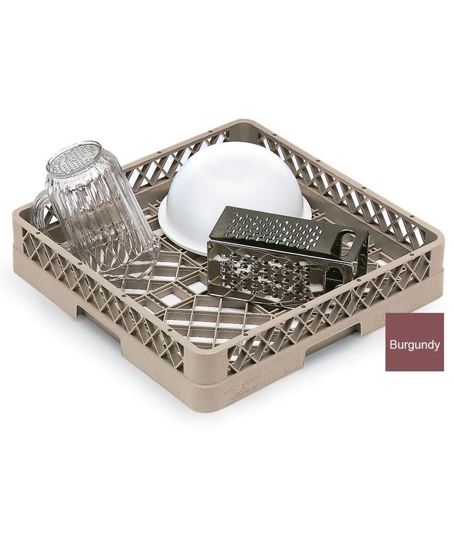 Khay Rửa Chén Cỡ Lớn Vollrath TR1 - Đáy Mở Vách Mở, Đỏ Burgundy