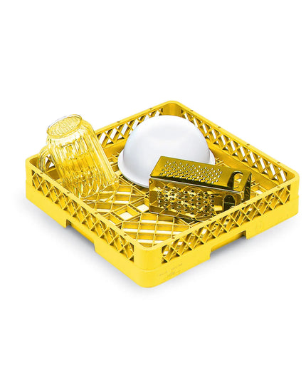 Khay Rửa Chén Cỡ Lớn Vollrath TR1AA - Dạng Mở 2 Thanh Nối Dài, Vàng