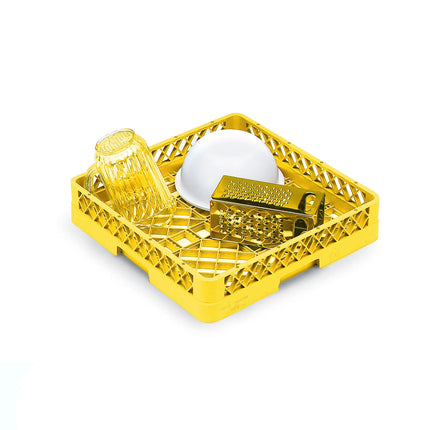 Khay Rửa Chén Cỡ Lớn Vollrath TR1AA - Dạng Mở 2 Thanh Nối Dài, Vàng