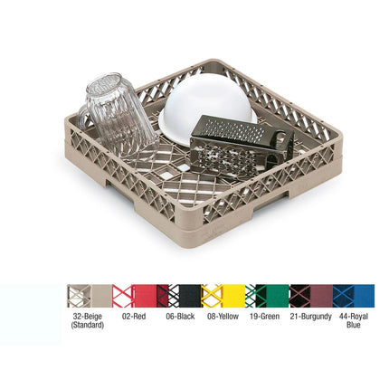 Khay Rửa Chén Cỡ Lớn Vollrath TR1AA - Dạng Mở 2 Thanh Nối Dài, Xanh Hoàng Gia