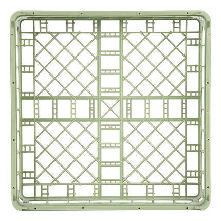 Khay Rửa Chén Dạng Mở Vollrath 5268011 - Trung, Cỡ Lớn, 50.2 x 50.2 cm, Xanh Lá Nhạt