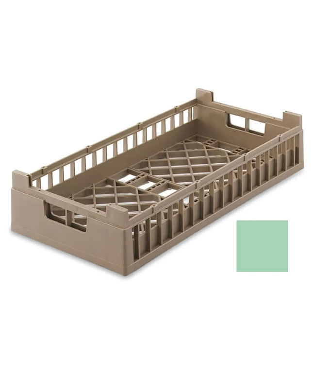 Khay Rửa Chén Dạng Mở Vollrath 5280211 - Cao, Cỡ Nửa, Xanh Lá
