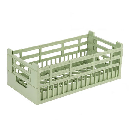 Khay Rửa Chén Dạng Mở Vollrath 5280211 - Cao, Cỡ Nửa, Xanh Lá