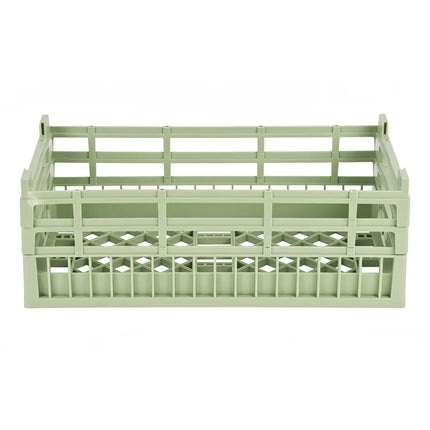 Khay Rửa Chén Dạng Mở Vollrath 5280211 - Cao, Cỡ Nửa, Xanh Lá