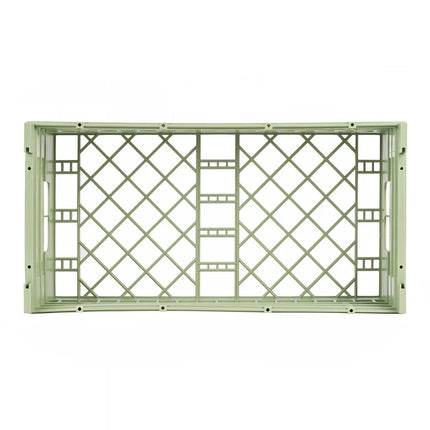 Khay Rửa Chén Dạng Mở Vollrath 5280211 - Cao, Cỡ Nửa, Xanh Lá