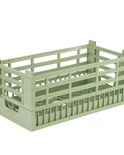 Khay Rửa Chén Dạng Mở Vollrath 5280311 - Cực Cao, Cỡ Nửa, Xanh Lá