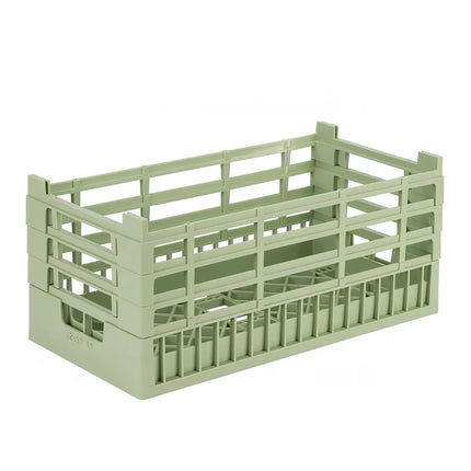 Khay Rửa Chén Dạng Mở Vollrath 5280311 - Cực Cao, Cỡ Nửa, Xanh Lá