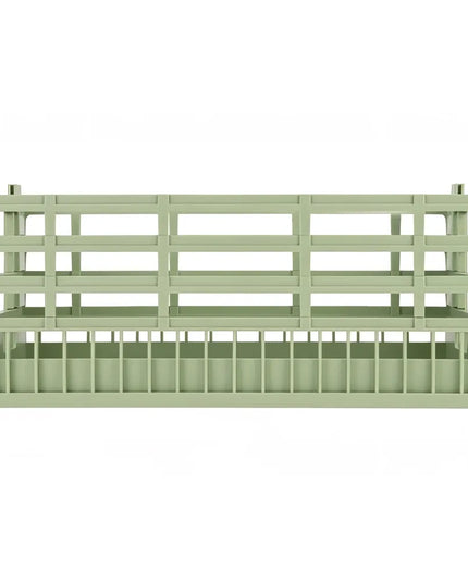 Khay Rửa Chén Dạng Mở Vollrath 5280311 - Cực Cao, Cỡ Nửa, Xanh Lá