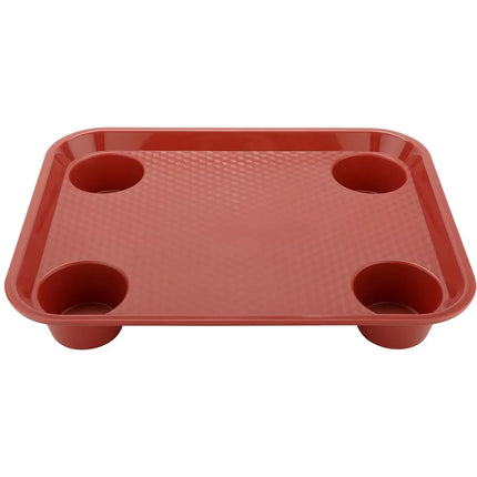 Khay Thức Ăn Nhanh Nhựa GET 43.2 cm x 35.6 cm Màu Đỏ (FT-20-R)
