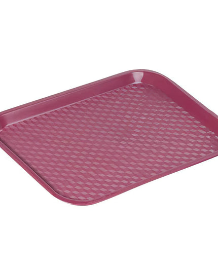 Khay Thức Ăn Nhanh Nhựa GET 44.5 cm x 35.6 cm Burgundy (FT-18-BU)