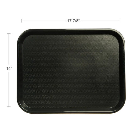 Khay Thức Ăn Nhựa Carlisle 45.2 cm x 35.6 cm Đen (CT141803)