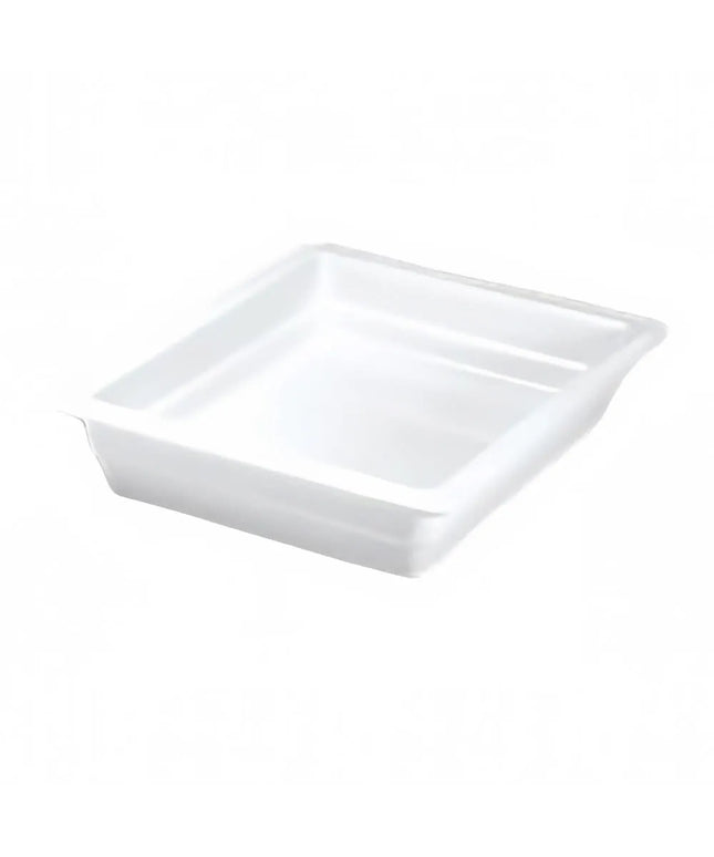Khay Thực Phẩm Nửa Khay Sâu 6.4 cm Hall China HL1016P0ABWA Sứ Trắng Sáng
