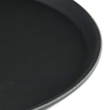 Khay Tròn GET NS-1400-BK Melamine Màu Đen 35.6 cm