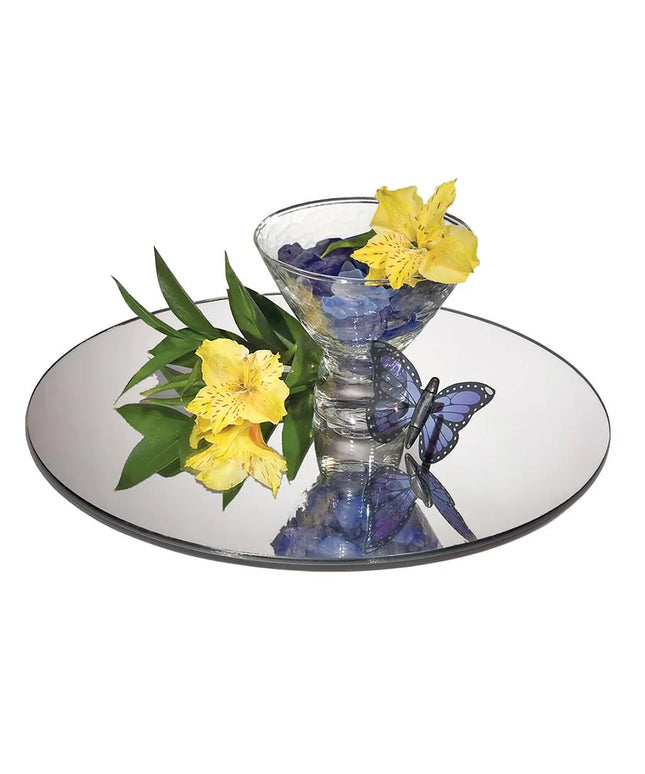 Khay Tròn Gương Cal-Mil GT12 Không Viền, Kính 30.5 cm