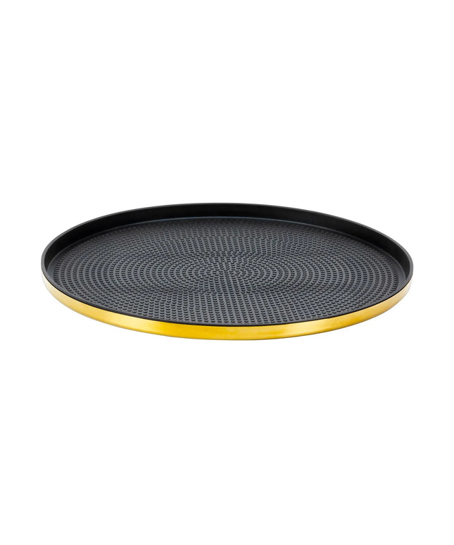 Khay Tròn Modern Edge Service Ideas TRME12RIVG Thép Không Gỉ Màu Vàng Cổ Điển 30.5 cm