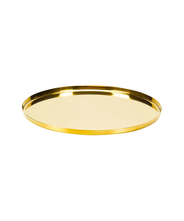 Khay Tròn Modern Edge Service Ideas TRME12RIVG Thép Không Gỉ Màu Vàng Cổ Điển 30.5 cm