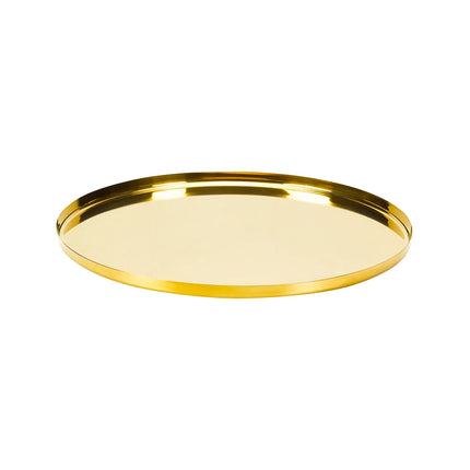 Khay Tròn Modern Edge Service Ideas TRME12RIVG Thép Không Gỉ Màu Vàng Cổ Điển 30.5 cm