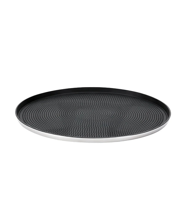 Khay Tròn Modern Edge Service Ideas TRME14RI Thép Không Gỉ Màu Bạc 35.6 cm