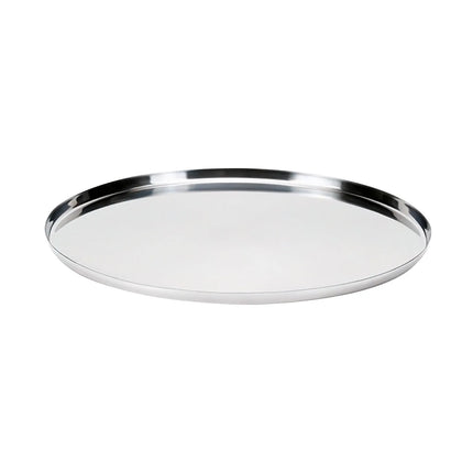 Khay Tròn Modern Edge Service Ideas TRME14RI Thép Không Gỉ Màu Bạc 35.6 cm