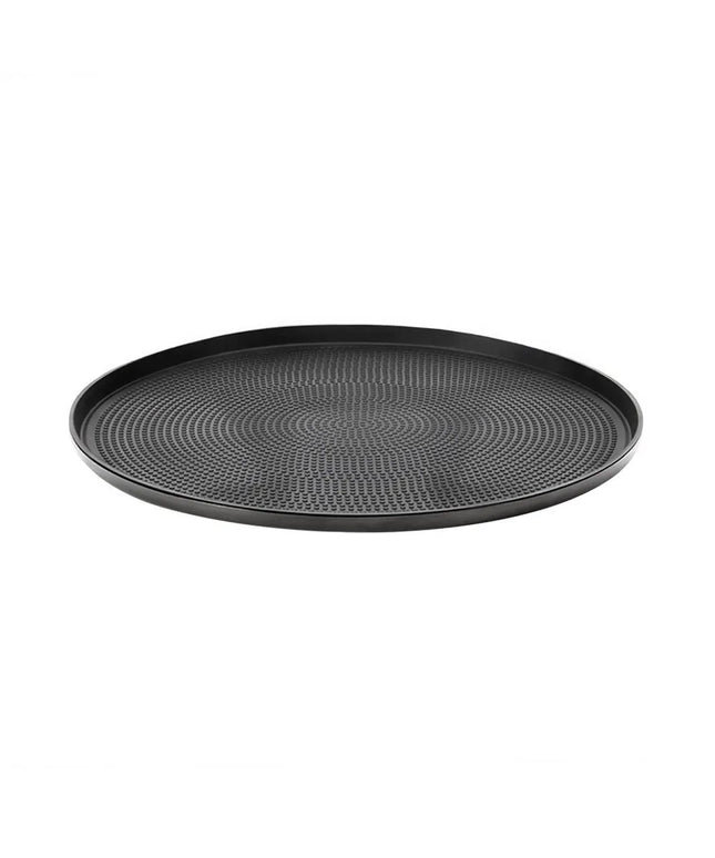 Khay Tròn Modern Edge Service Ideas TRME14RIBX Thép Không Gỉ Màu Đen Onyx 35.6 cm
