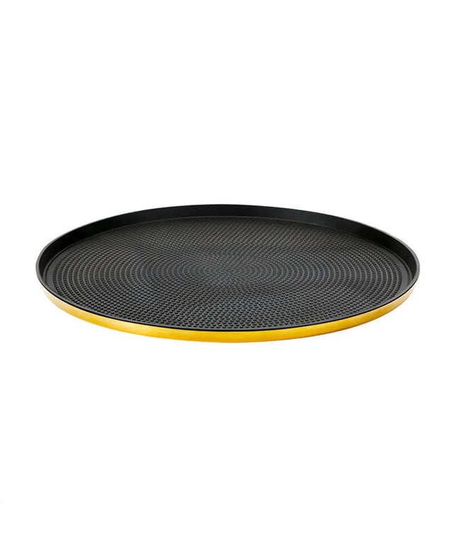 Khay Tròn Modern Edge Service Ideas TRME14RIVG Thép Không Gỉ Màu Vàng Cổ Điển 35.6 cm