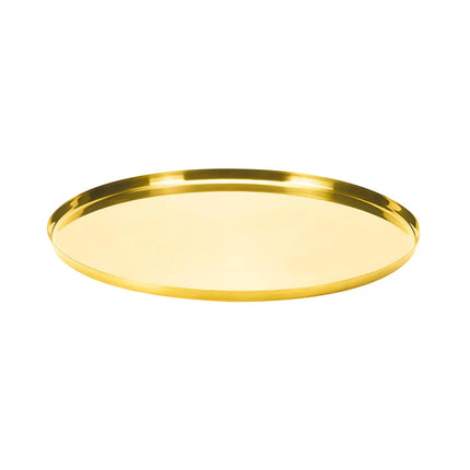 Khay Tròn Modern Edge Service Ideas TRME14RIVG Thép Không Gỉ Màu Vàng Cổ Điển 35.6 cm