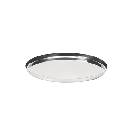 Khay Tròn Modern Edge Service Ideas TRME9RI Thép Không Gỉ Màu Bạc 22.9 cm