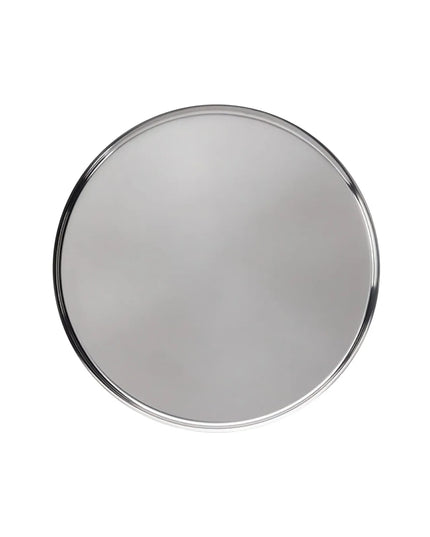 Khay Tròn Modern Edge Service Ideas TRME9RI Thép Không Gỉ Màu Bạc 22.9 cm