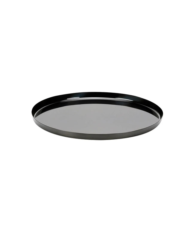 Khay Tròn Modern Edge Service Ideas TRME9RIBX Thép Không Gỉ Màu Đen Onyx 22.9 cm