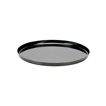 Khay Tròn Modern Edge Service Ideas TRME9RIBX Thép Không Gỉ Màu Đen Onyx 22.9 cm