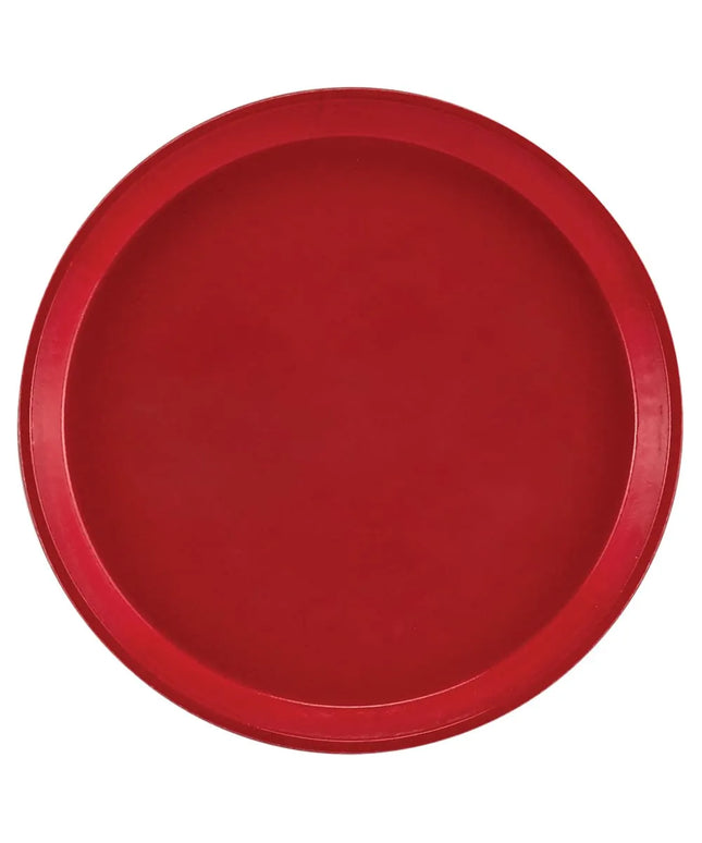 Khay Tròn Phục Vụ Cambro 1000521 Fiberglass 25.4 cm - Đỏ Cambro