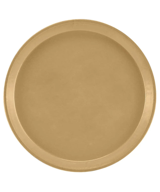 Khay Tròn Phục Vụ Cambro 1100514 Fiberglass 27.9 cm - Màu Vàng Earthen Gold